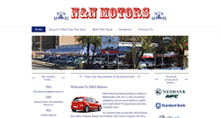 Desktop Screenshot of nnmotors.co.za
